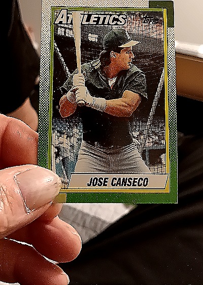 1990 Topps #250 Jose Canseco — front