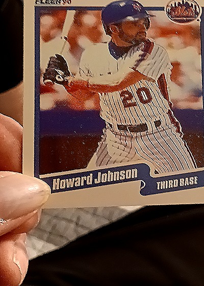 1990 Fleer #208 Howard Johnson — front