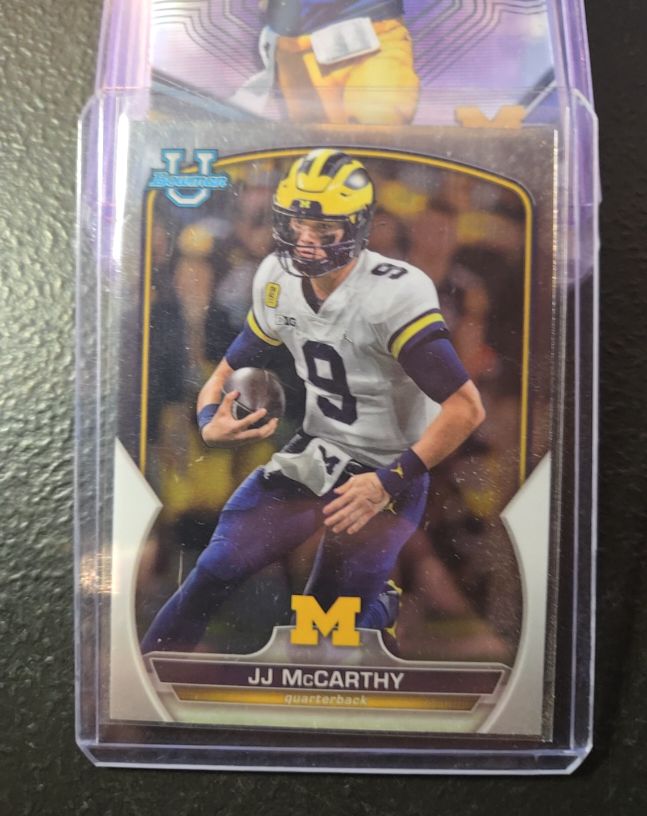 2022 Bowman University Chrome #48 JJ McCarthy — front
