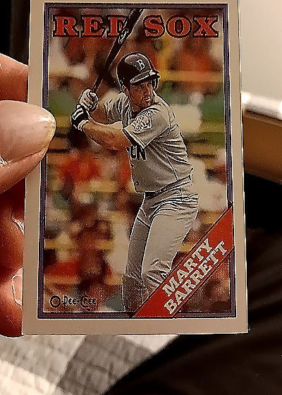 1988 O-Pee-Chee #28 Marty Barrett — front
