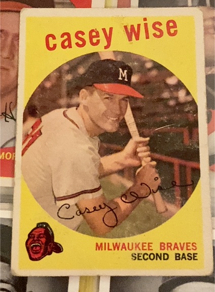 1959 Topps #204 Casey Wise — front