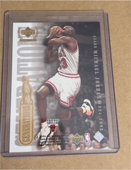 1999 Upper Deck Legends Generations Michael Jordan — front