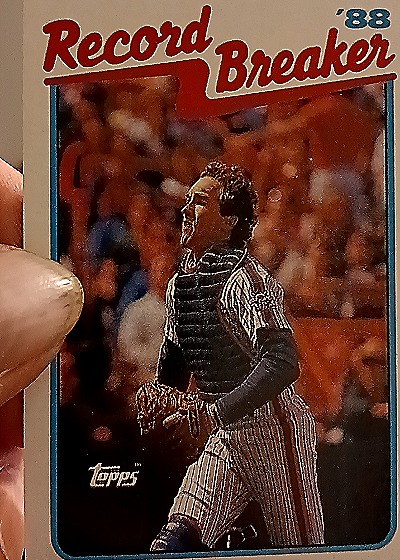 1988 Topps #3 Gary Carter Record Breaker — front