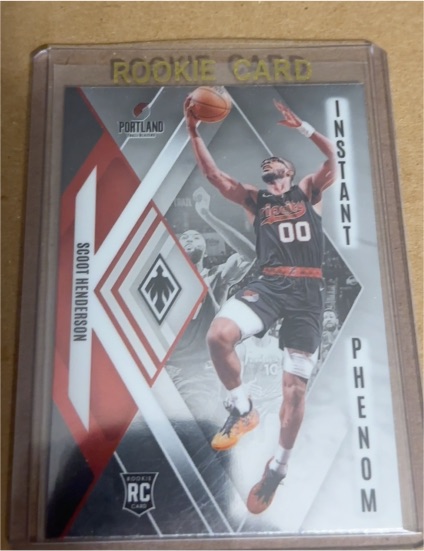 2023-24 Panini Phoenix #10 Scoot Henderson Instant Phenom — front