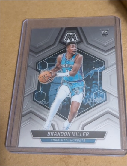 2023-24 Panini Mosaic #202 Brandon Miller — front