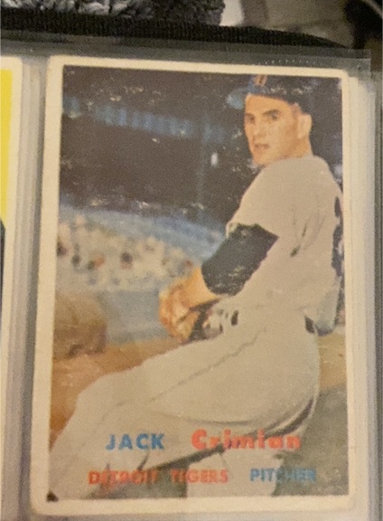1957 Topps #297 Jack Crimian — front