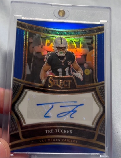 2024 Panini Select Signatures #SP-TTR Tre Tucker — front