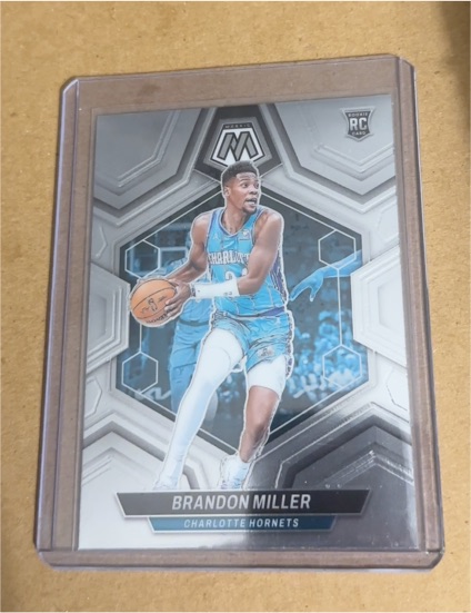 2023-24 Panini Mosaic #202 Brandon Miller — front