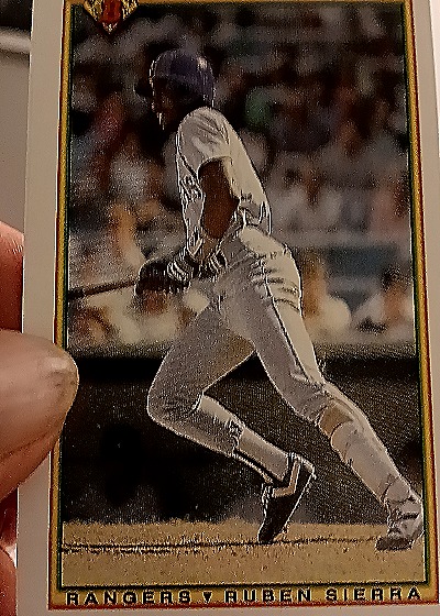 1990 Topps #490 Ruben Sierra — front