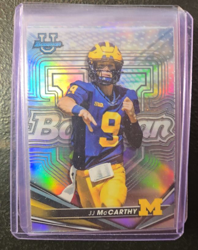 2022 Bowman's Best University #48 JJ McCarthy — front