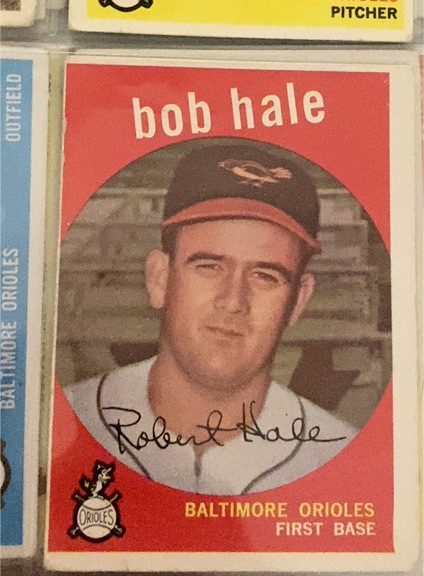 1959 Topps #507 Bob Hale — front