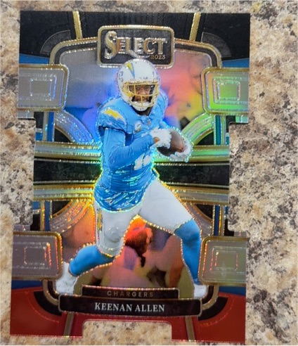 2023 Panini Select Concourse Die-Cut #51 Keenan Allen — front