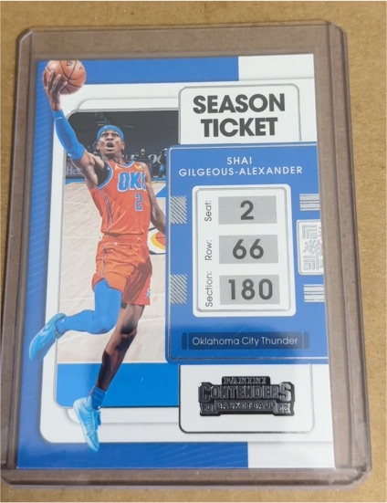2021-22 Panini Contenders #85 Shai Gilgeous-Alexander — front