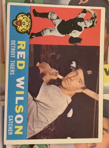 1960 Topps #379 Red Wilson — front