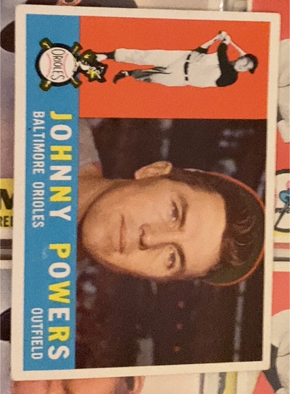 1960 Topps #422 Johnny Powers — front