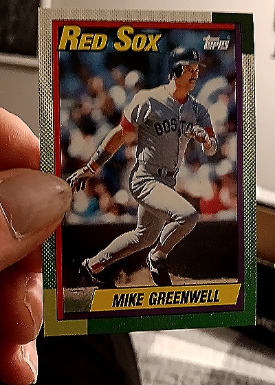 1990 Topps #70 Mike Greenwell — front