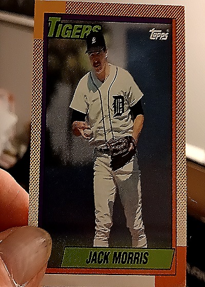 1990 Topps #555 Jack Morris — front