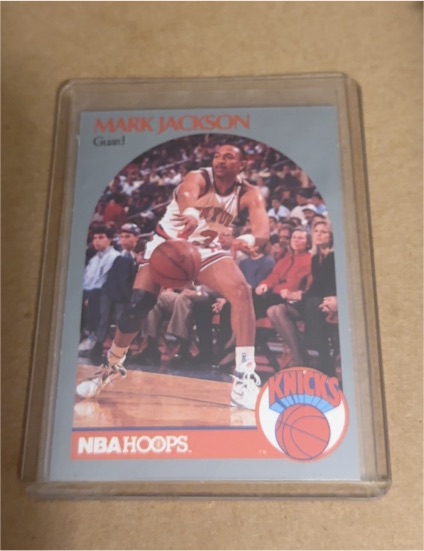 1990-91 NBA Hoops #205 Mark Jackson — front