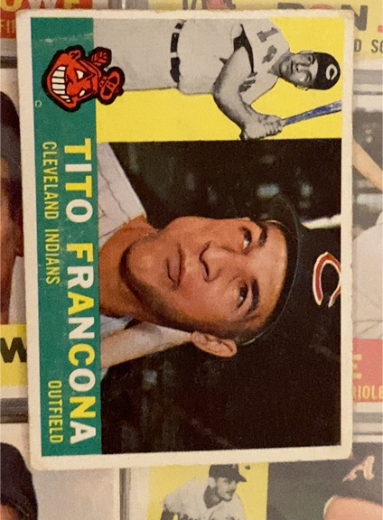 1960 Topps #30 Tito Francona — front
