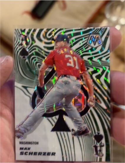 2021 Panini Mosaic Aces #ACE9 Max Scherzer — front