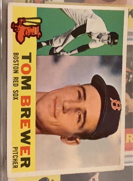 1960 Topps #439 Tom Brewer — front