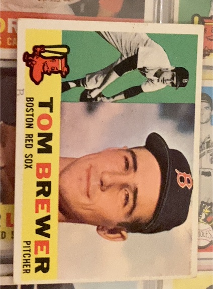 1960 Topps #439 Tom Brewer — front