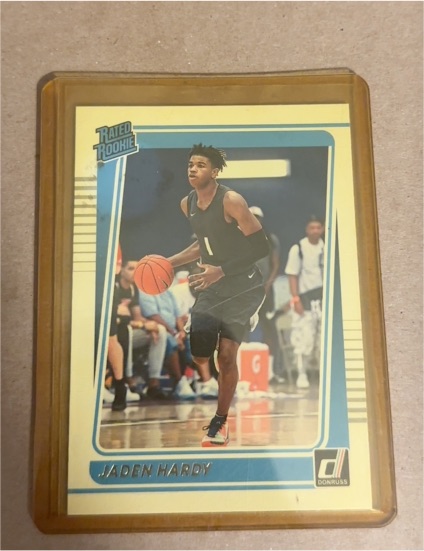 2022 Panini Chronicles Draft Picks Donruss Rated Rookie #11 Jaden Hardy — front