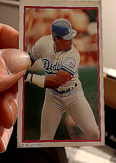1988 Topps All-Star Set #24 Pedro Guerrero — front