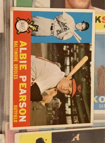 1960 Topps #241 Albie Pearson — front