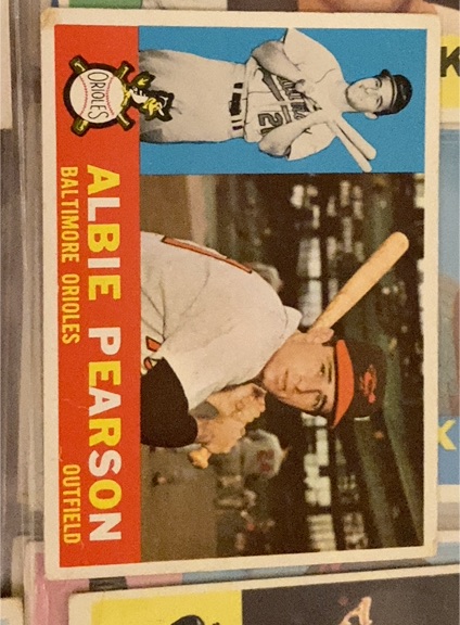 1960 Topps #241 Albie Pearson — front