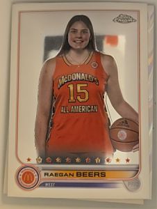 2022 Topps Chrome McDonald's All American #37 Raegan Beers — front