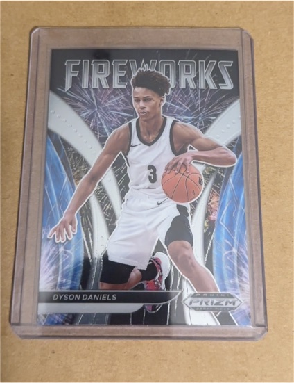 2022 Panini Prizm Draft Picks Fireworks #FW-DD Dyson Daniels — front