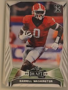 2023 Leaf Draft #45 Darnell Washington — front