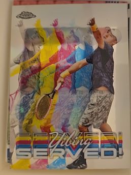 2024 Topps Chrome #SER-YW Wu Yibing Served! — front