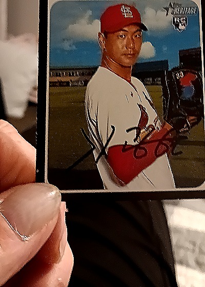 2015 Topps Heritage #65 Kwang-Hyun Kim — front