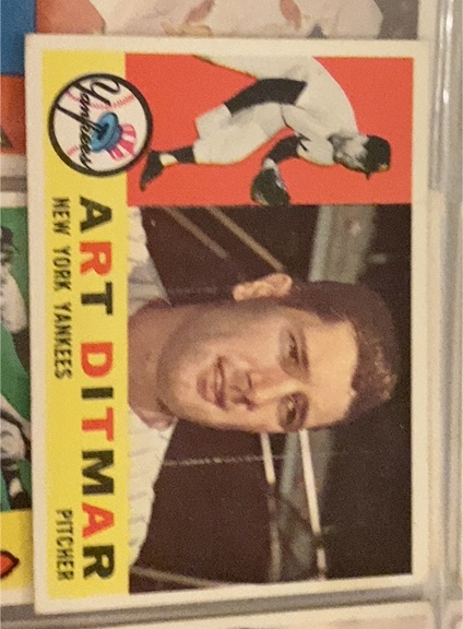 1960 Topps #430 Art Ditmar — front