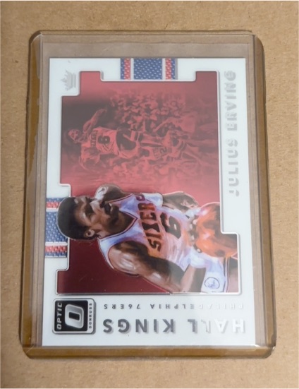 2017-18 Panini Donruss Optic Hall Kings #5 Julius Erving — front