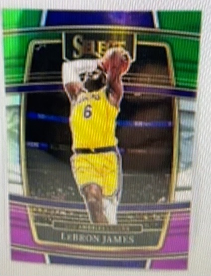 2021-22 Panini Select #100 LeBron James — front