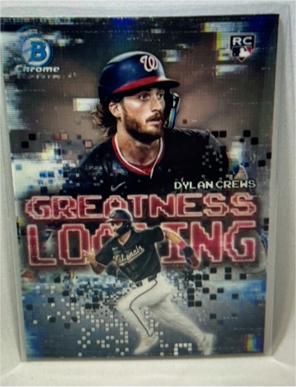 2025 Bowman Chrome #GL-18 Dylan Crews Greatness Loading — front