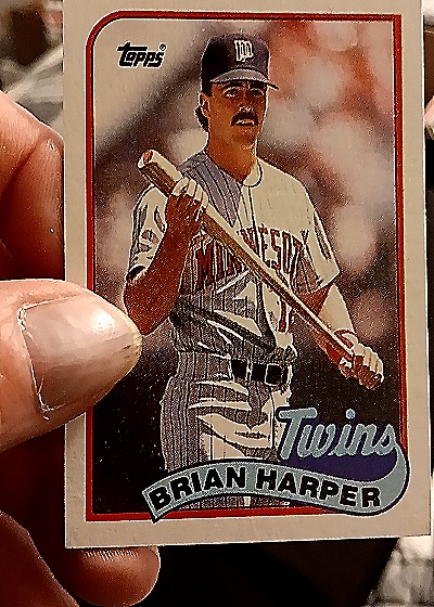 1989 Topps #383 Brian Harper — front