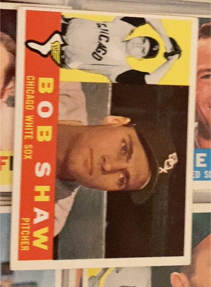 1960 Topps #380 Bob Shaw — front