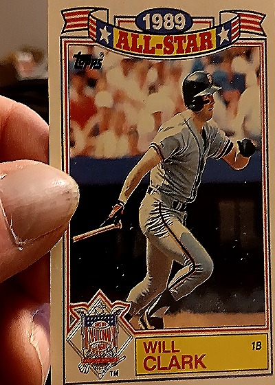1989 Topps All-Star #2 Will Clark — front