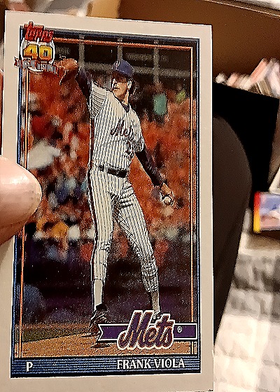 1991 Topps #610 Frank Viola — front