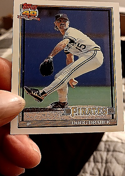 1991 Topps #635 Doug Drabek — front