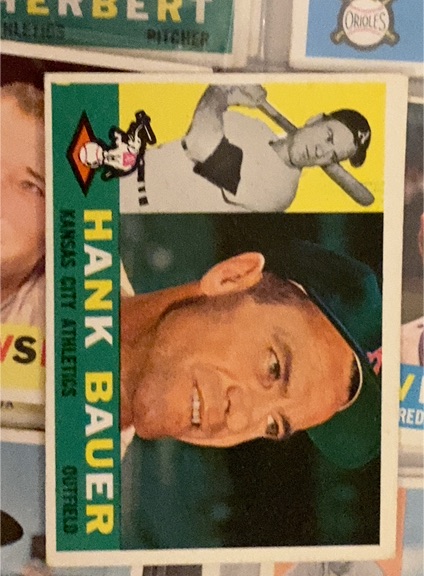 1960 Topps #262 Hank Bauer — front