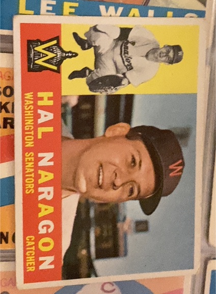 1960 Topps #231 Hal Naragon — front