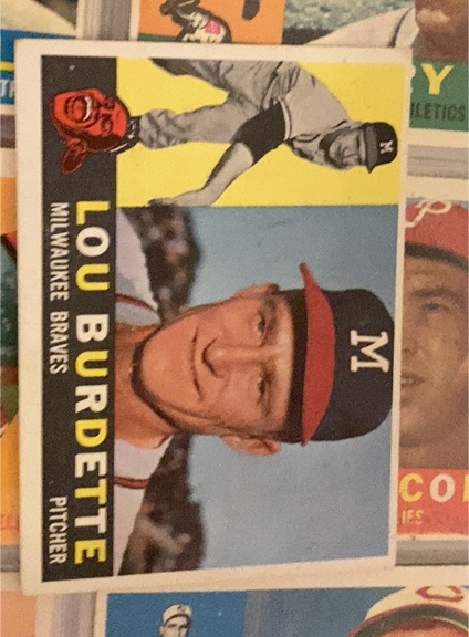1960 Topps #70 Lou Burdette — front