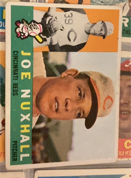 1960 Topps #282 Joe Nuxhall — front