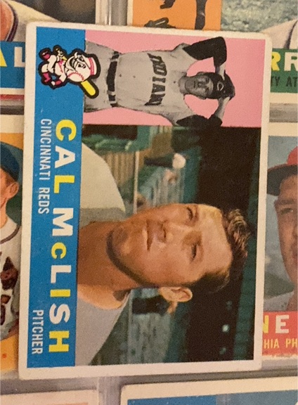 1960 Topps #110 Cal McLish — front