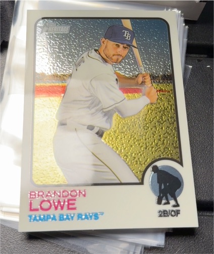 2022 Topps Heritage #226 Brandon Lowe — front